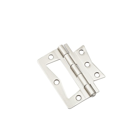 National Hardware National Hardware 3 in. L Satin Nickel Surface-Mounted Hinge 2 pk N830-435